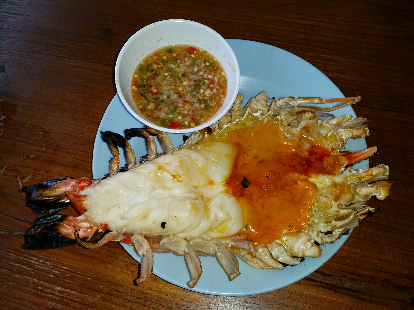 Grilled Tasty River Prawn Grilled Tasty River Prawn