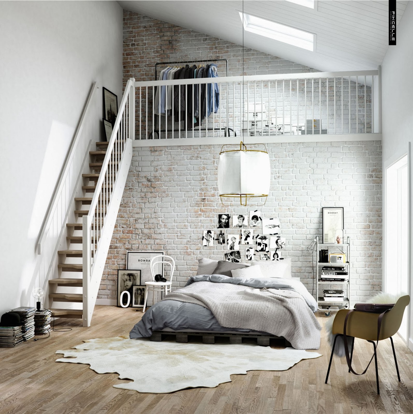 Atelier rue verte , le blog: une chambre avec mezzanine