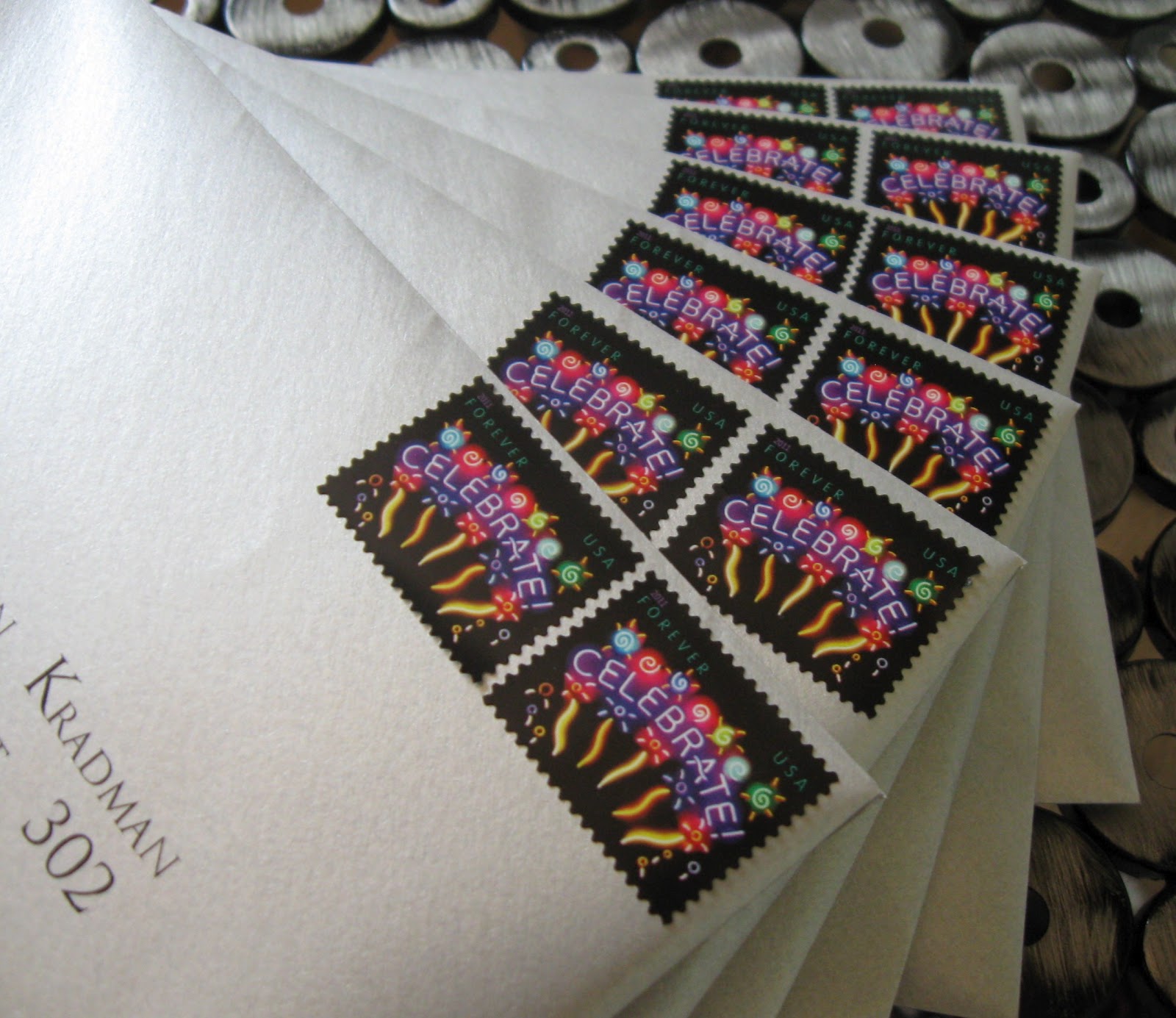 This and That Creations Coordinating Wedding Stamps USPS