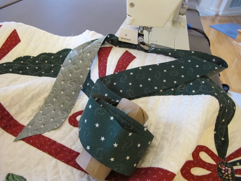 Baltimore Garden Quilts Easy Method to Join Binding Tails