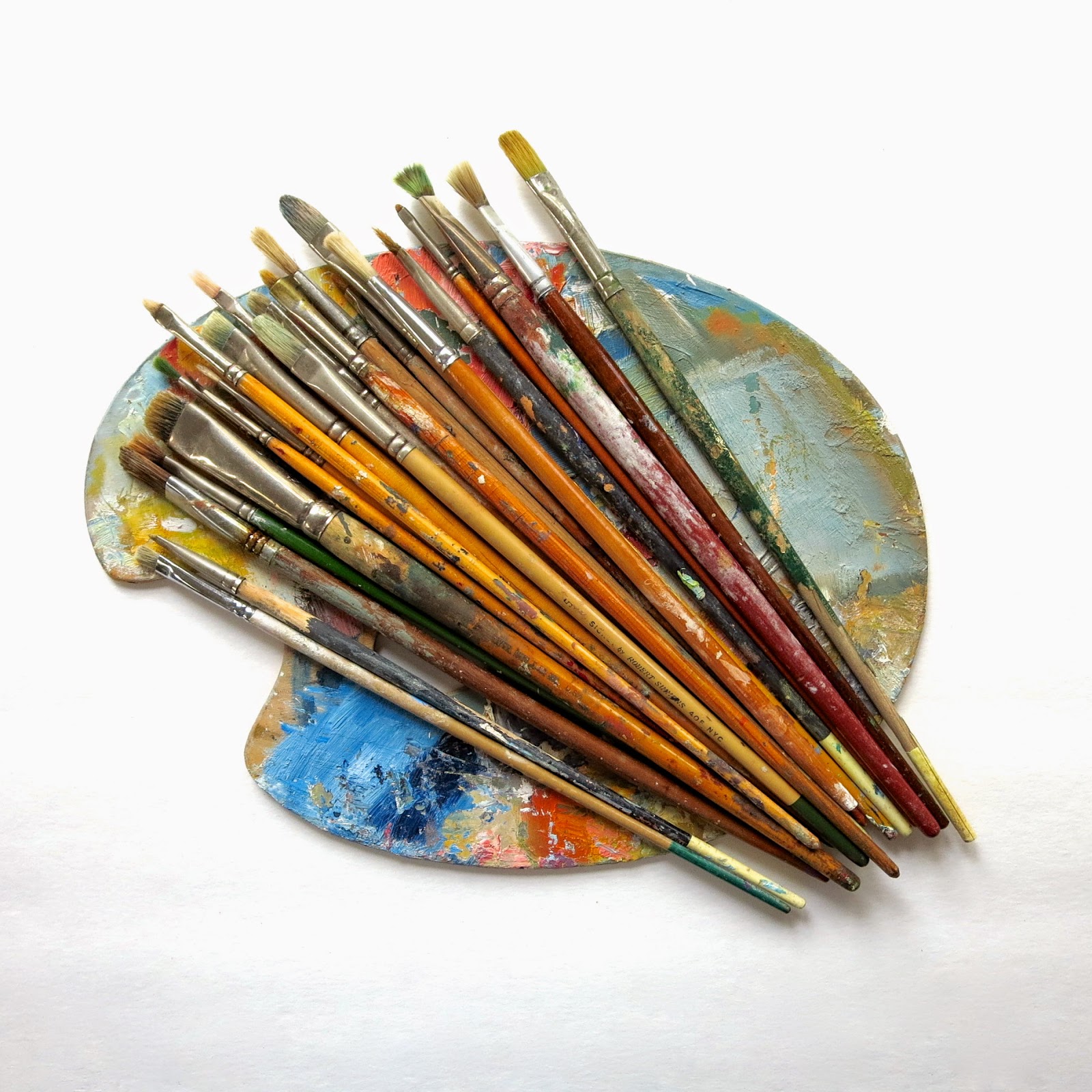 anything goes here: Vintage Artist Paint Brushes for Sale