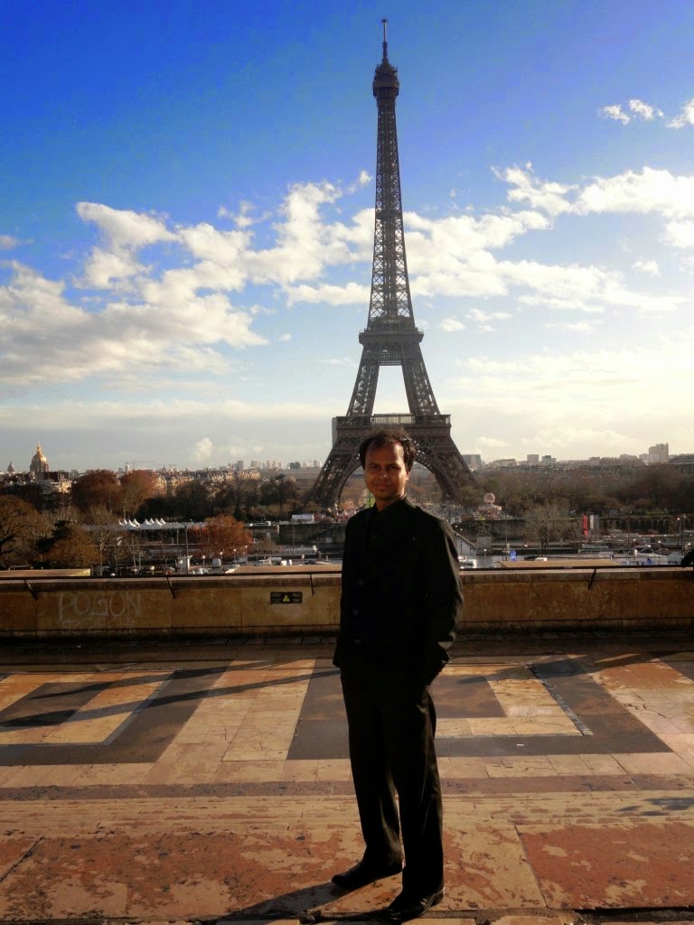 In Front of Eiffel Tower, Paris, France