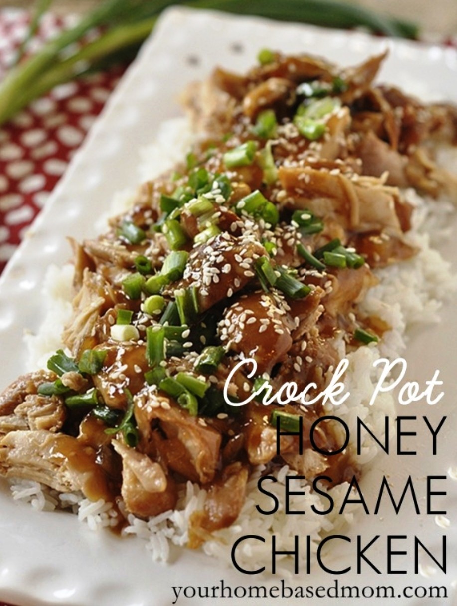 The Bestest Recipes Online Crock Pot Honey Sesame Chicken