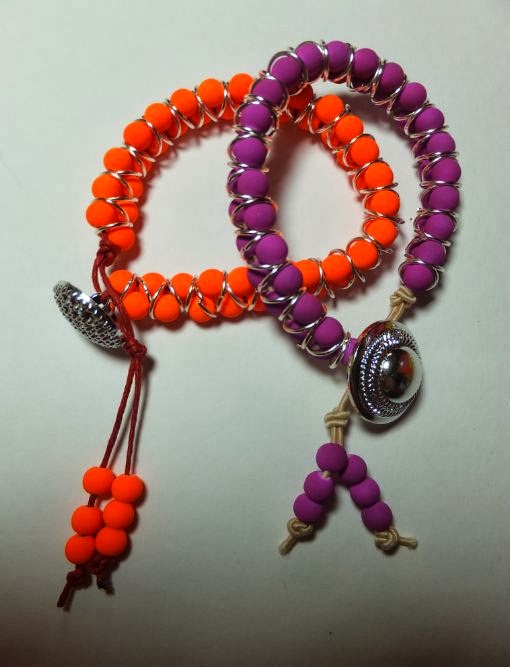 Nudo de espiral y nudo de espiral corredizo paso a paso - imagenes de pulseras de cola de raton