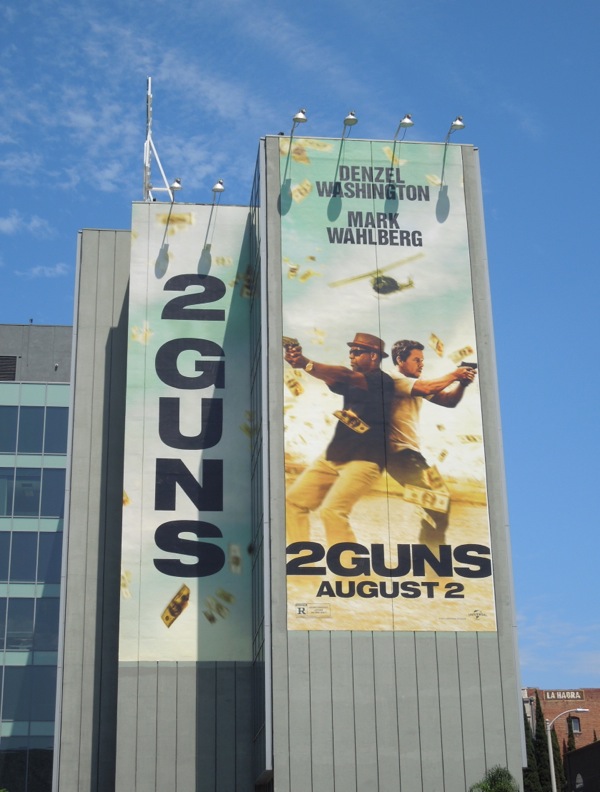 Giant 2 Guns film billboard Hollywood Giant 2 Guns film billboard