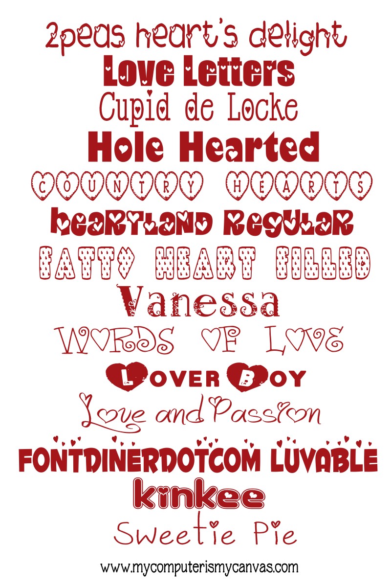 Cute Love Fonts