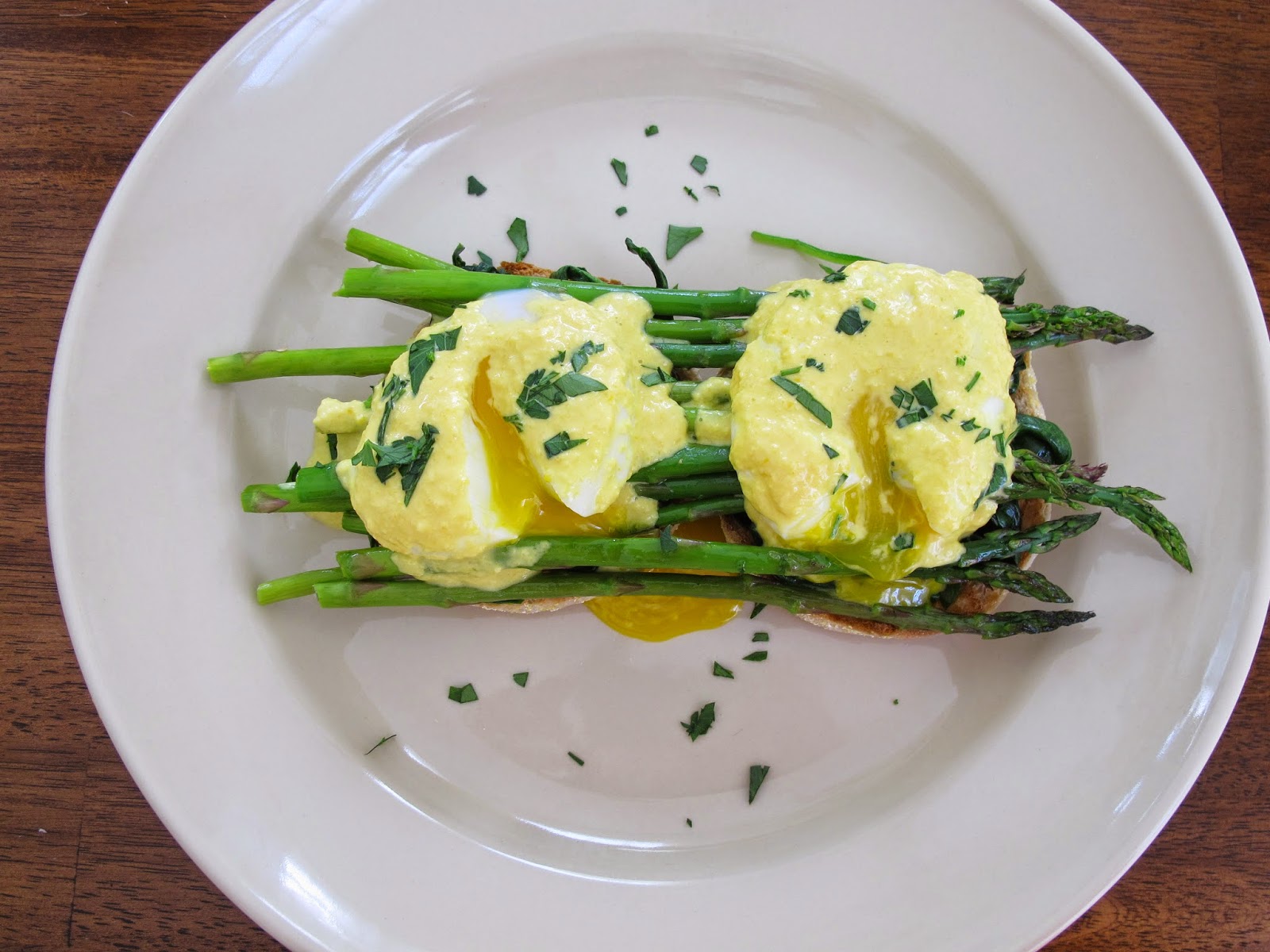 Kitchen Sink Diaries Veggie "Eggs Benedict"