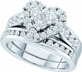Heart Shaped Diamond Engagement Ring