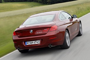 2012 BMW 6 Series Coupe driving 2012 BMW 6 Series Coupe driving
