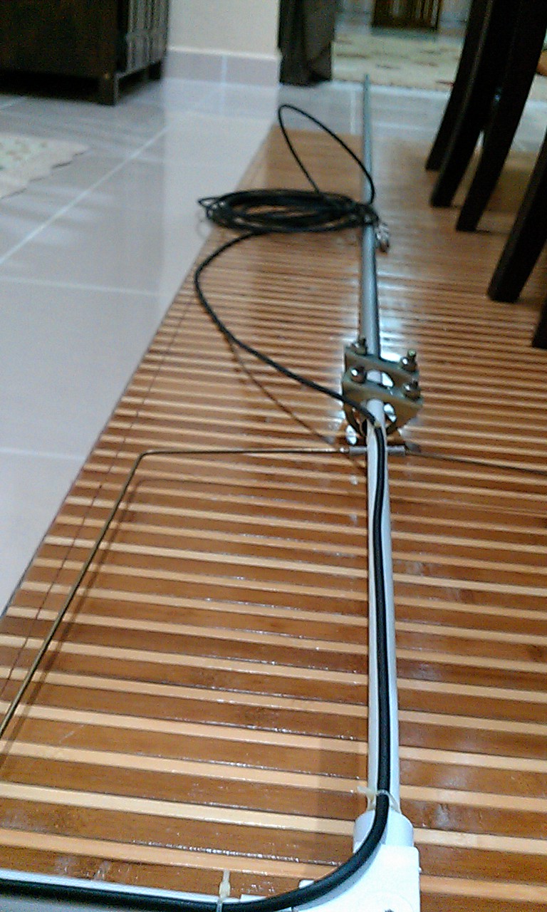 9M2IDX is West Malaysia Station First Gain from 2m MOXON Antenna