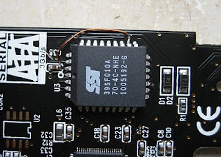 Connecting \CE and Vdd to disable the additonal SATA controller's BIOS