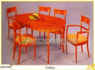 Meja dan Kursi Makan Kayu Jati Ukiran Turkey Meja dan Kursi Makan Kayu Jati Ukiran Turkey