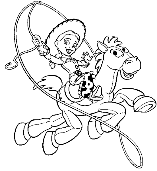 Jessie Toy Story Coloring Pages
