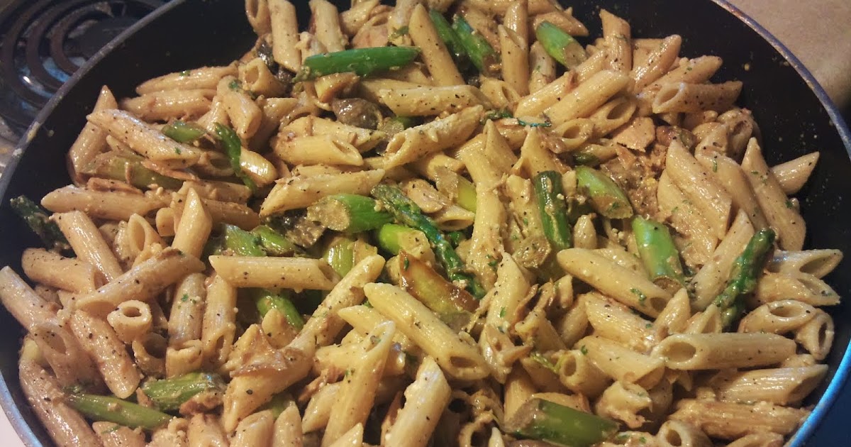 Healthy Life Ideas Asparagus Tuna Creamy Penne's
