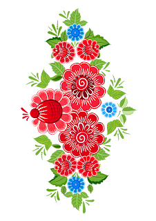 Цветы для скрапбукинга. Роспись цветы клипарт.