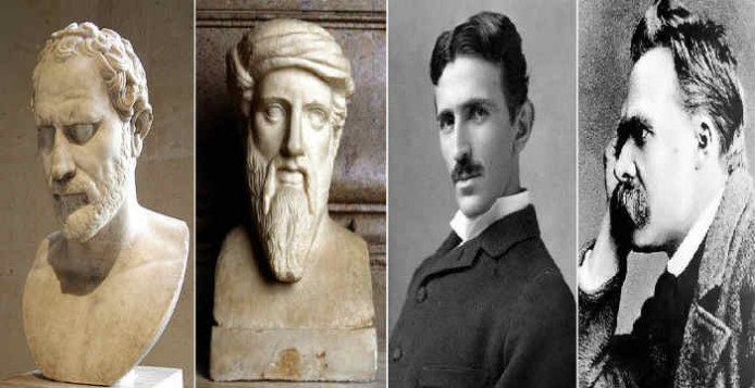 Από τον Δημοσθένη και τον Πυθαγόρα στον Τέσλα και τον Νίτσε: 11 παραξενιές των ιδιοφυιών Από τον Δημοσθένη και τον Πυθαγόρα στον Τέσλα και τον Νίτσε: 11 παραξενιές των ιδιοφυιών