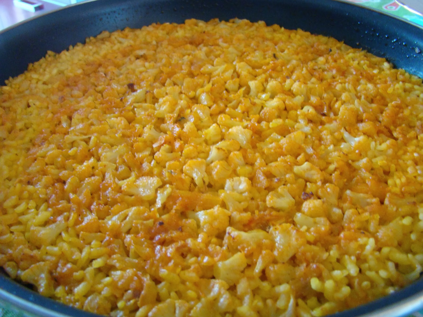 Hermanas Golosas PAELLA DE BACALAO Y COLIFLOR