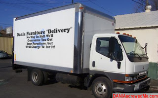 dania furniture delivery truck