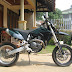 Modifikasi Yamaha Scorpio Supermoto 2014