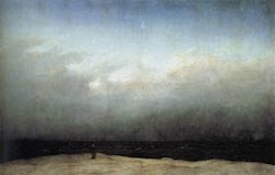 Monje frente al mar 1809 de Caspar David Friederich. (Alemania1774-1840)