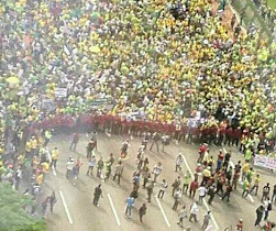 MATLAMAT LEBIH 250,000 ORANG HADIR SUDAH TERCAPAI.