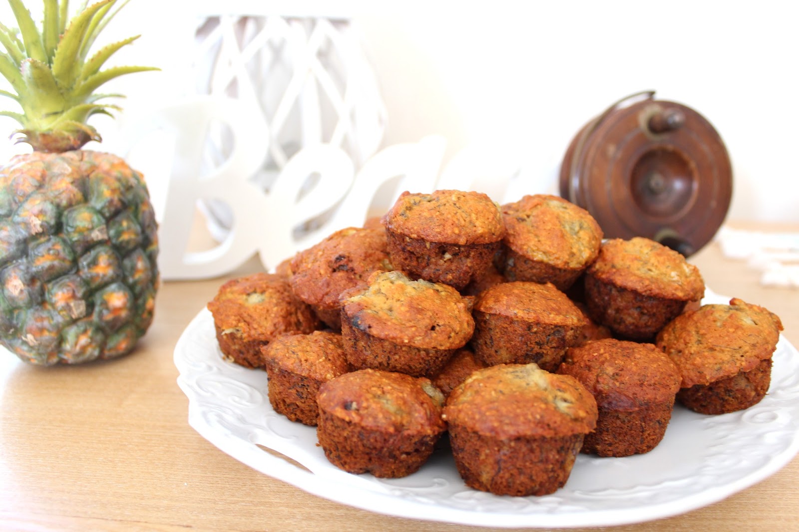 Dairy and Egg Free Banana Muffins and a Vegie Patch Make Over Desire