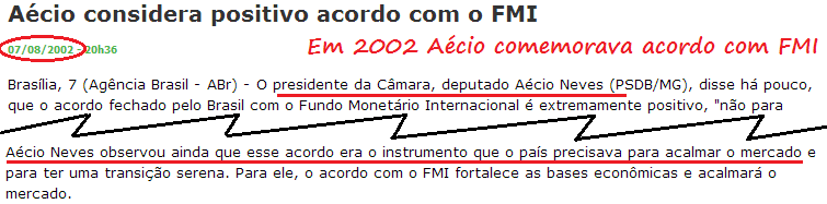 Empresários produtivos se apavoram com ameaça de Aécio quebrar o Brasil como FHC quase quebrou Empresários produtivos se apavoram com ameaça de Aécio quebrar o Brasil como FHC quase quebrou