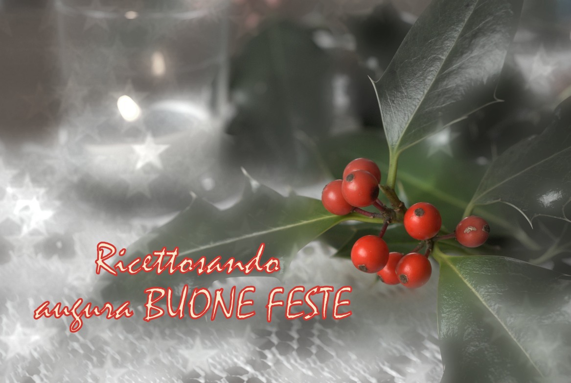 ricettosando vi offre il Menù di Natale per farvi tanti auguri ricettosando vi offre il Menù di Natale per farvi tanti auguri e per ringraziare tutti per i bellissimi 4 anni insieme