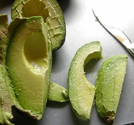 scoop of avocado