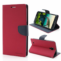 Mercury Goospery Fancy Diary Wallet Leather Case for Samsung Galaxy Mega 6.3 I9200 I9208 - Magenta Mercury Goospery Fancy Diary Wallet Leather Case for Samsung Galaxy Mega 6.3 I9200 I9208 - Magenta
