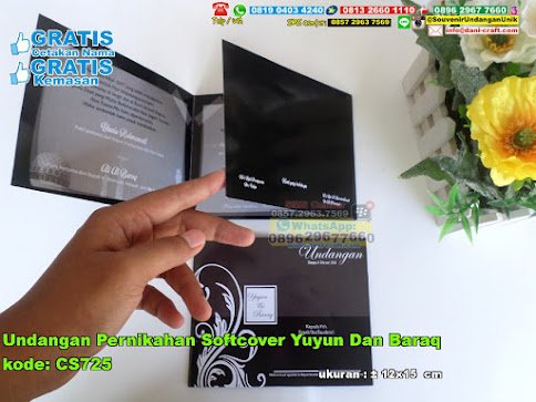 Undangan Pernikahan Softcover Yuyun Dan Baraq