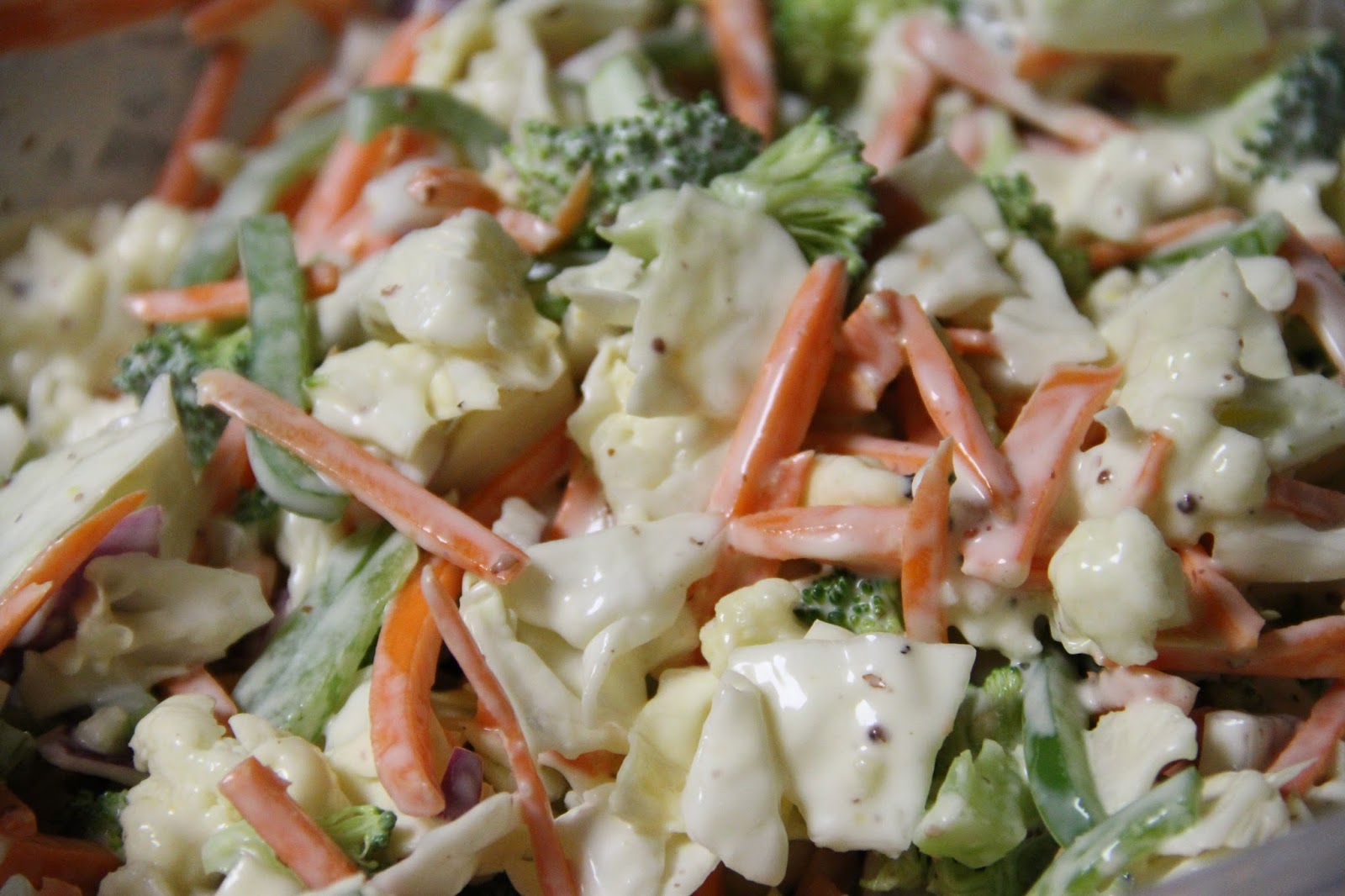 Deep South Dish Broccoli and Cauliflower Refrigerator Salad