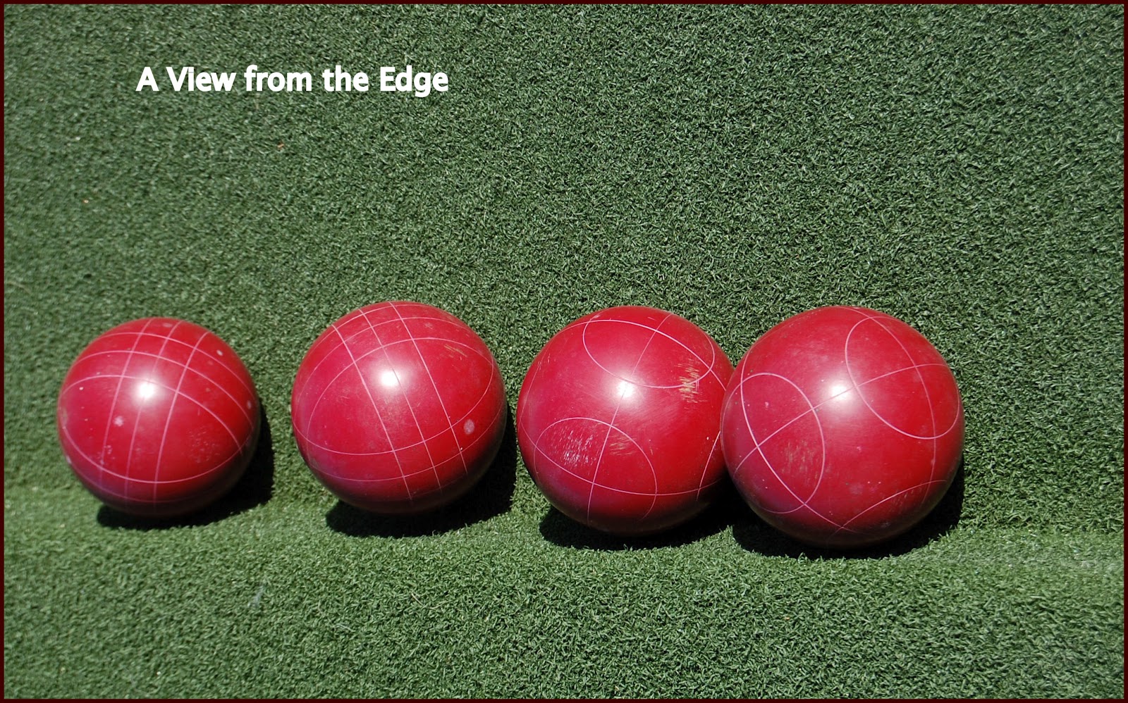 A View from the Edge Thursday's Things in a Row