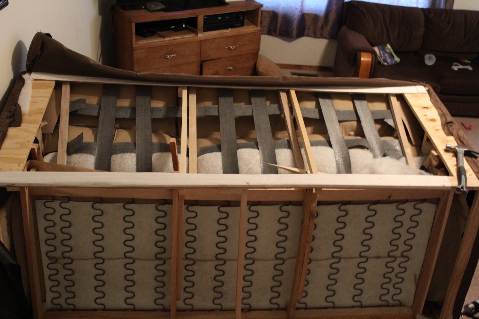 DIY Project Crazy Fixin my couch