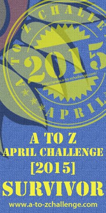 2015 AtoZ Challenge Survivor