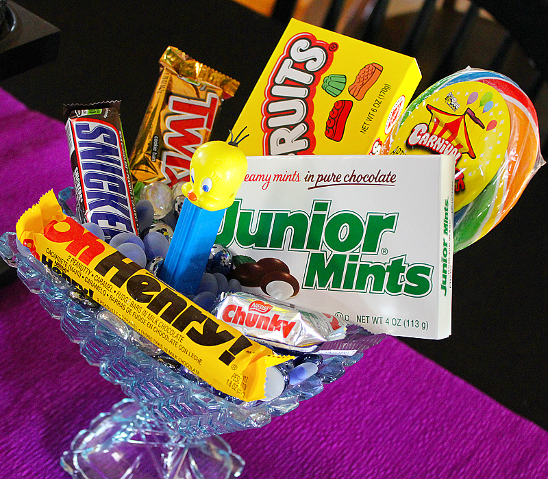 Seinfeld candy from various episodes. Remember the tweety pez, the “Junior Mint” and the Oh