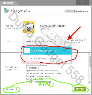 Mengirim aplikasi ke Android Mengirim aplikasi ke Android