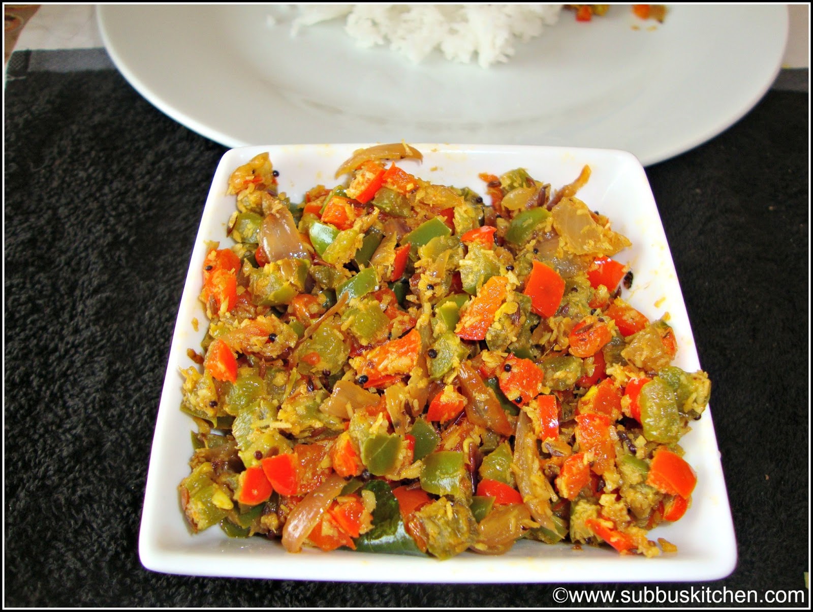 Capsicum Masala Curry Capsicum Masala Curry