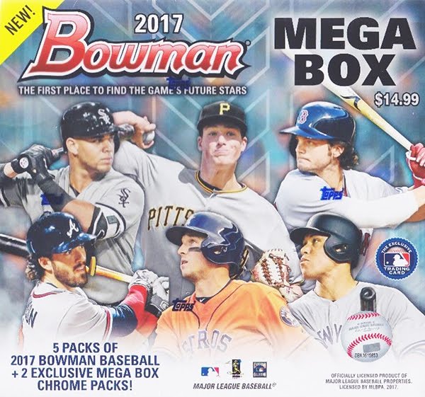 Dodgers Blue Heaven 2017 Bowman Mega Box Chrome All the Dodgers Cards