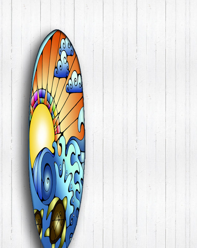 Surfboard Art