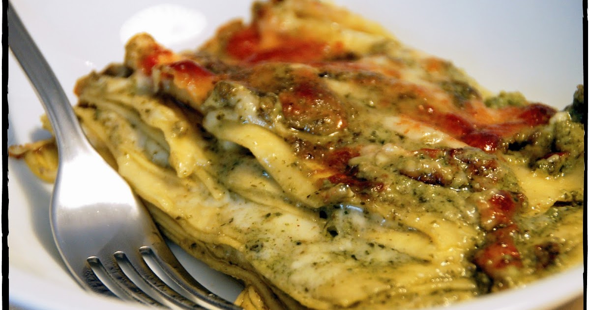 Cook is Good LASAGNE FONDANTES AU PESTO DE BASILIC ET AU FROMAGE ASIAGO