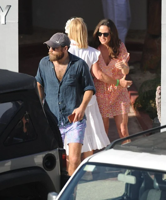  Pippa Middleton and James Middleton, Donna Air new year holiday at Nikki Seashore Hotel of St Barts