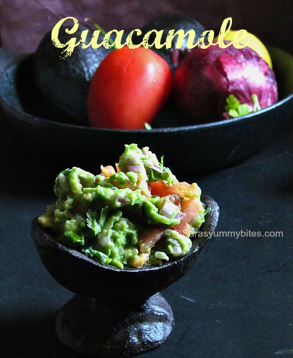 Guacamole / Butter fruit Salad SarasYummyBites