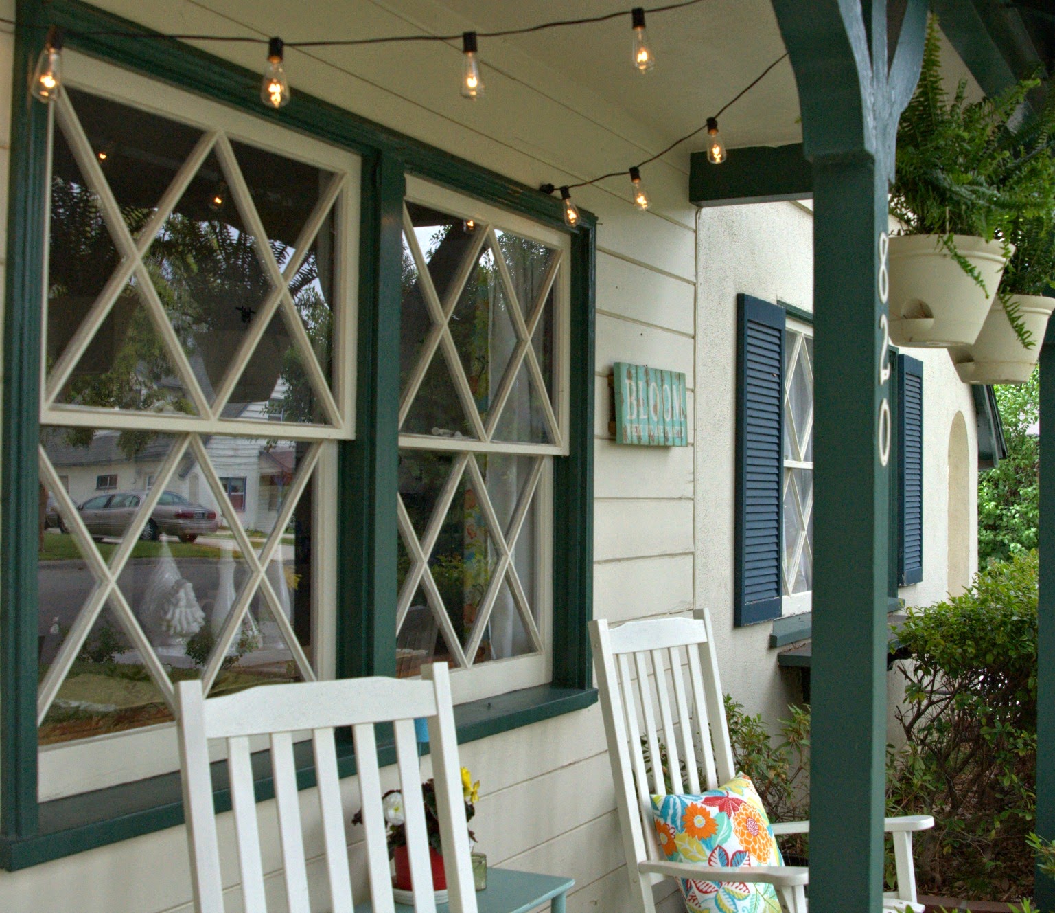 Come sit a spell the front porch reveal Life on Lemon Lane