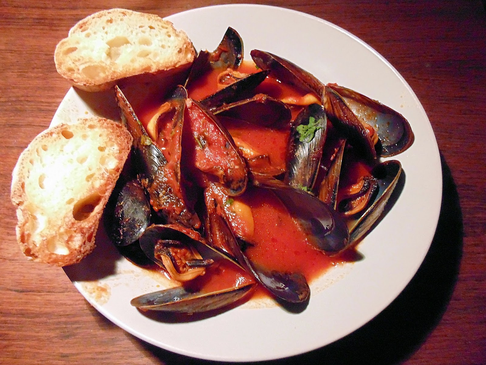 cucinare con lo spread la zuppa di cozze.