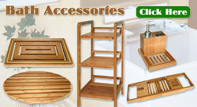 Bamboo Bathroom Accessories ToiletTree, Bamboo Bathroom Accessories, Toiletry Organizer, Shower Mat