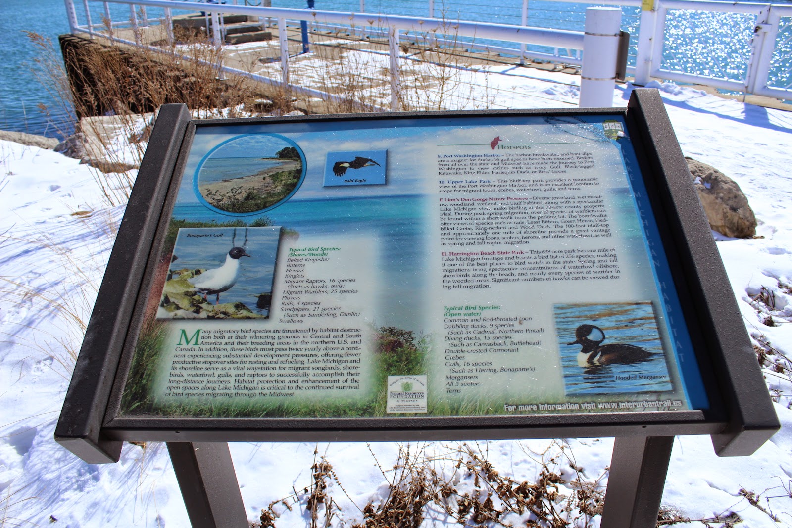 Wisconsin Historical Markers Natural Resources Foundation Of Wisconsin Hotspots Lake Michigan Habitat