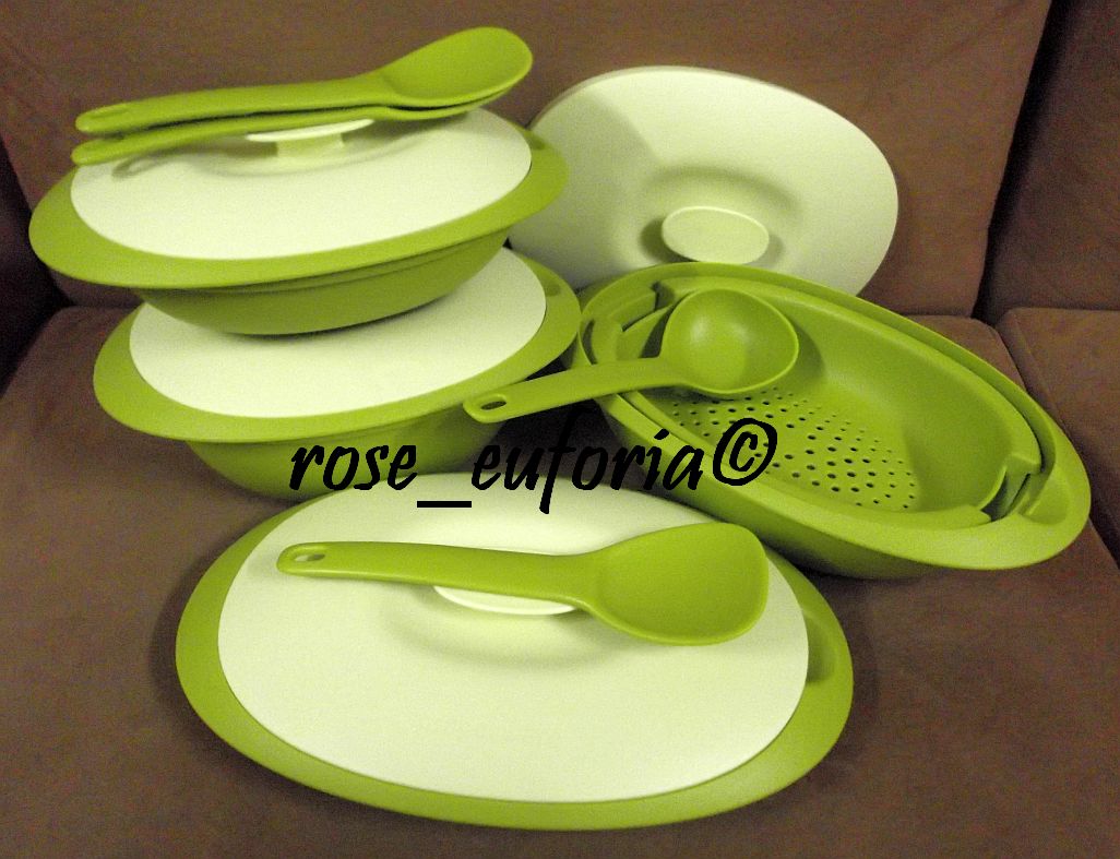 rose_euforia My Tupperware Collection Tupperware 4 Units Apple Green