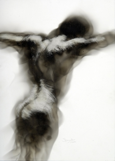 steven spazuk soot art ilustracoes fuligem fogo cinzas