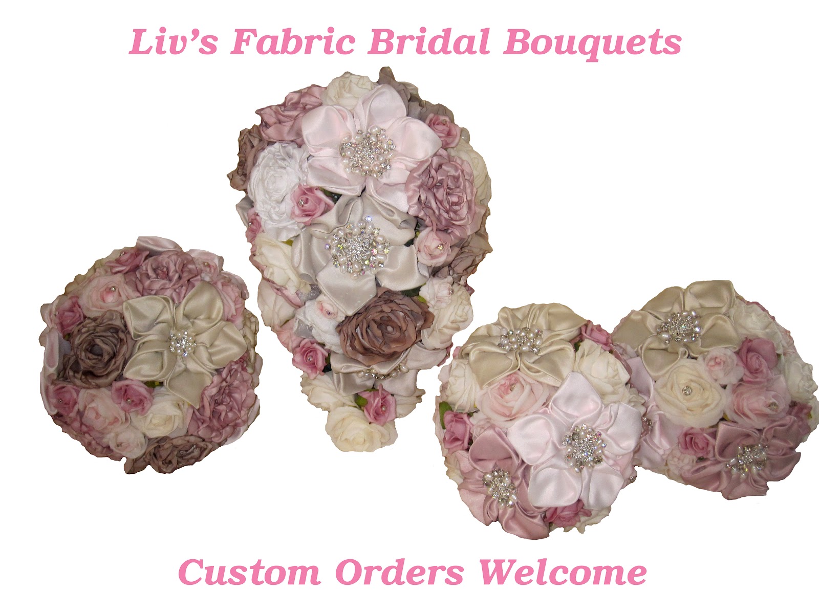 Liv's Fabric Bridal Bouquets & Accessories